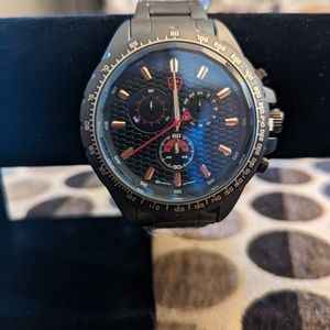 Men's Shark Sports Watch, Charcoal Gray